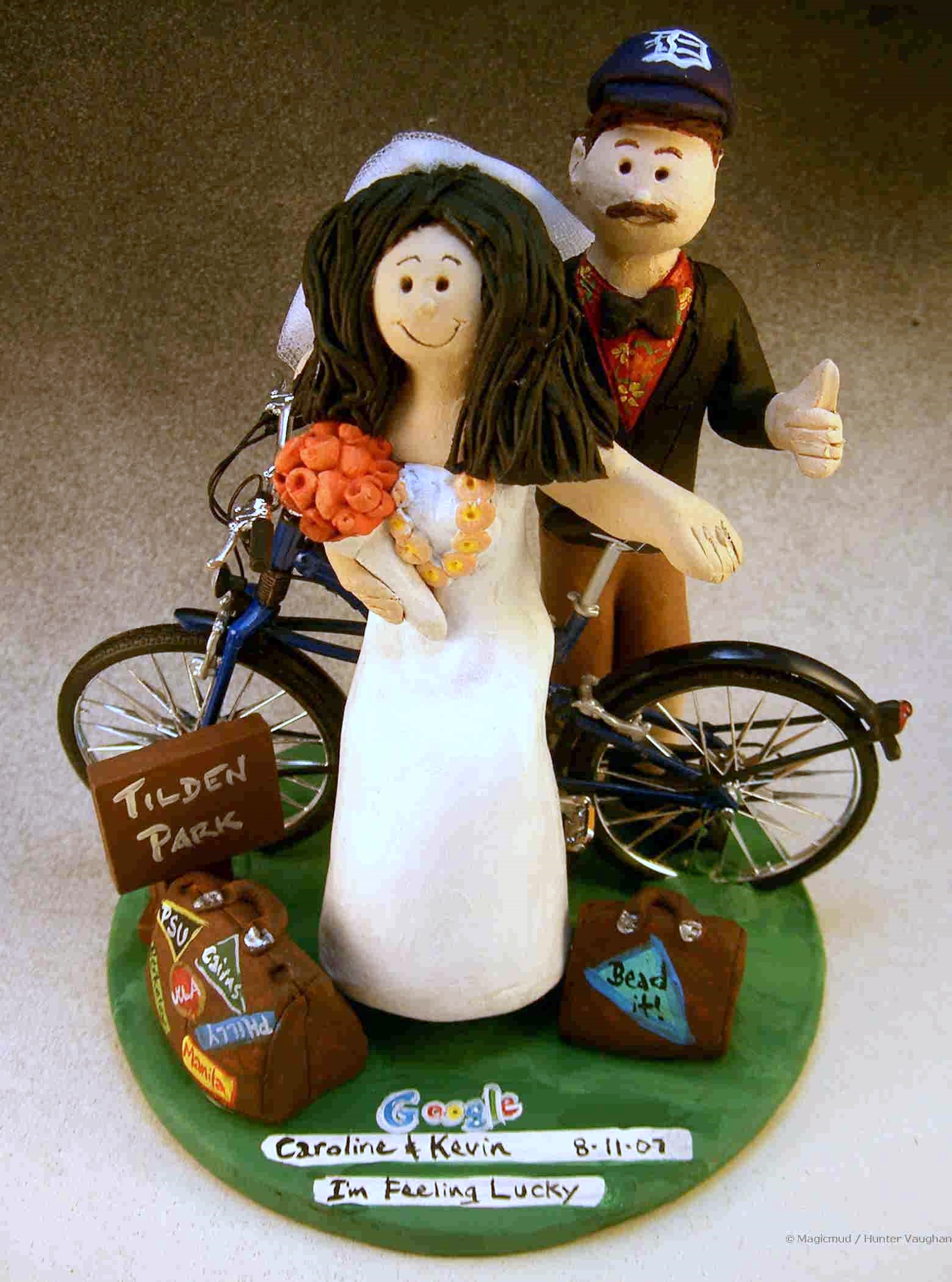Athlete's Wedding Cake Topper