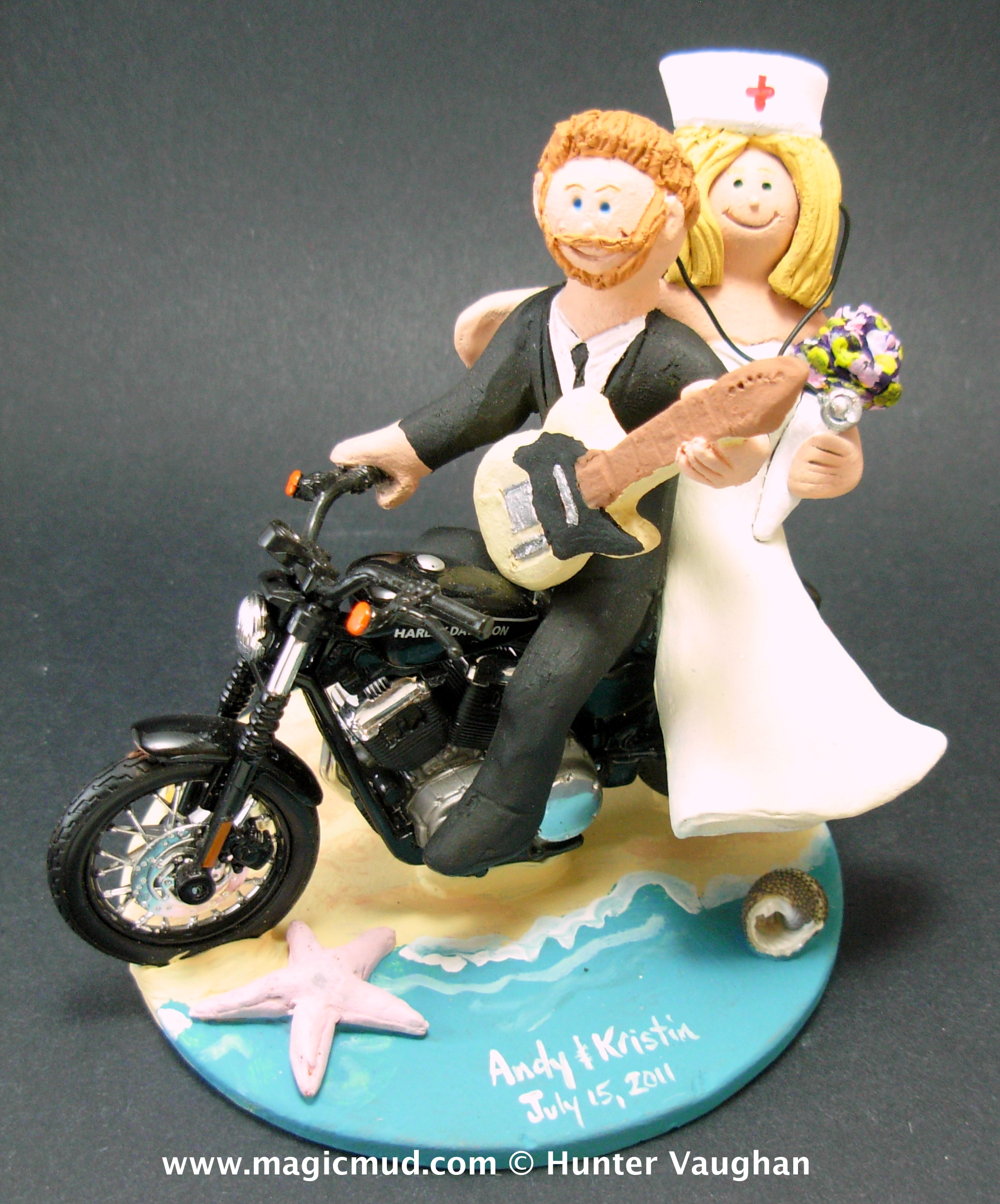 Harley Davidson Wedding Cake Toppers