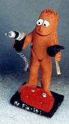 Clay Caricature of Handyman