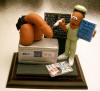 Personalized gift for a Urologist...a clay caricature of the Dr. in action!