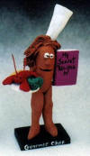 Clay Caricature of a Chef 
