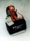  Clay Figurine of Entrepreneur in Action