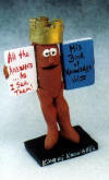 Clay Figurine of Mr. Know it All