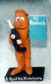  Clay Character  for a Scientist