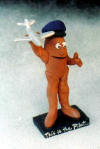  Clay Caricature of a Pilot