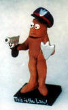  Clay Character of a Policeman