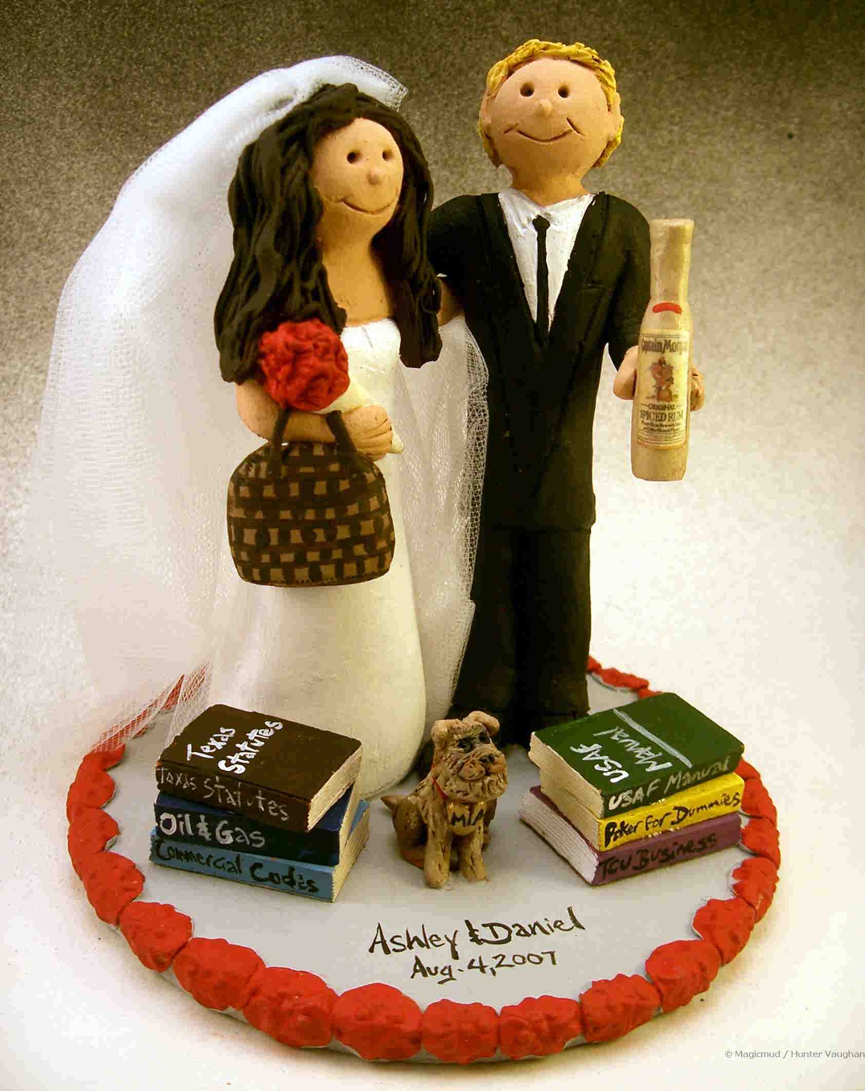 Vuitton Wedding Cake Topper