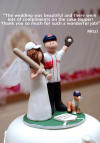 Red Sox Wedding Cake Topper