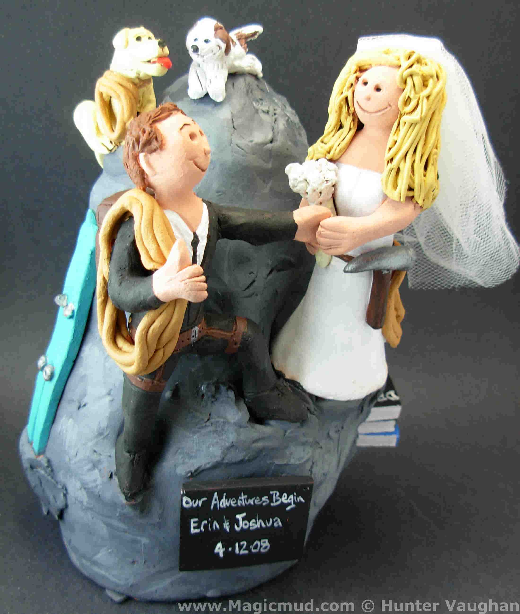 Rock Climbers Cake Topper