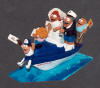 Personalized wedding gift "S.S. Mon Amour" 2nd marrage with kids on board yacht