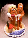 Custom cake topper for the beach lovers