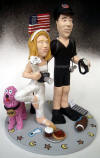 Custom Portrait Wedding Cake Topper....made to your specifications!